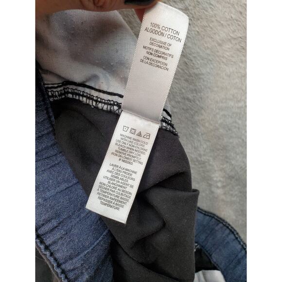 Lucky Brand Cargo Shorts Girls Medium Black 100% Cotton Elastic Waist Drawstring - Picture 7 of 7